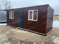Блок-контейнер Металлический БК-25 Вагонка 6х2.4 RAL 8017 (АРЕНДА 1МЕС)